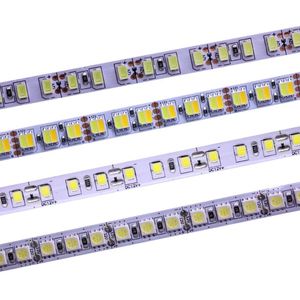 Strips 24V 120leds/m 5054 5730 2835 5025 5m LED Strip Light Tape CCT RGB 4000k Neutral White Warm WhiteLED StripsLED