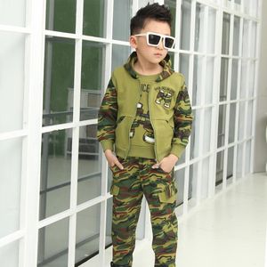 Clothing Sets Boys Three Pieces 3 - 10 Age Spring Autumn Tracksuit Kids Clothes 8ST032Clothing