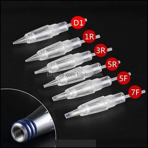 Charmant 1 Permanent Makeup Tattoo Needle Microneedle Electric Screw Tips For Eyebrow Bleaching Lips Delivery Drop 2021 Needles Supply Tat