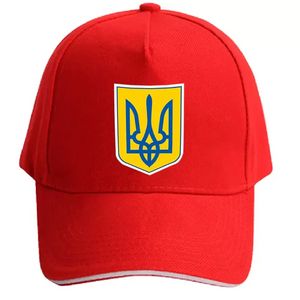 2022 Ucraina Cappellino da baseball Made Custom Nome Numero Team Logo Hat Ukr Country Viaggio Ucraini nazione Ukrainian New Ukrayina Bandiera Copricapo C0329