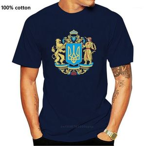 Męskie Koszulki Ukraińskie Symbole Ukraina 2022 Letni styl Marka Casual O-Neck Male Tops Tees Drukowanie na koszulkach