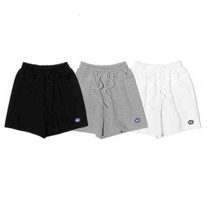 Prosto 21ssader Casual Shorts Haftowane asymetryczne szorty kieszonkowe męskie i damskie sporty pięć punktów spodni mody