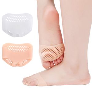Wholesale silicone gel pads for shoes resale online - Silicone Forefoot Insert Pads for Women Shoes High Heels Gel Insoles Breathable Foot Pain Relief Cushion Shoe Pads Dropshipping