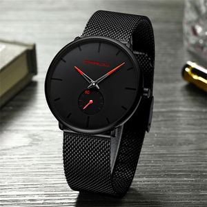 Män Watch Crrju Watch Kvinnor Kvarts Klänning Klocka För Män Klänning Klockor Fashion Unisex Ultra Thin Wristwatch Relojes Para Hombre 220407