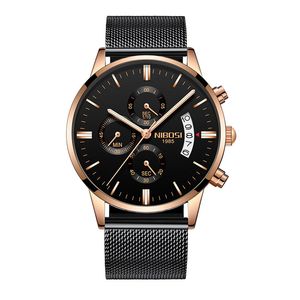 Watchsc - Designer 43mm Colorido Quartz Anterior Selógio de couro inoxidável Puhuo017