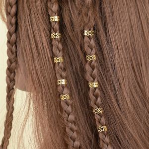 10 pcs set Vintage Ethnic Style Hairpin for Women Girls Fashion Spiral Hair Ring Clips Hair Accessories Dirty Braids Headdress