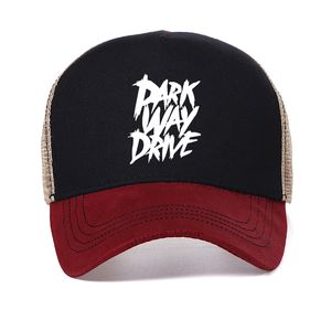 Erkekler Için Şapka Sürüş toptan satış-Parkway Drive Metalcore Band Beyzbol Kapağı Erkekler Yaz Kafes Nefes Alabilir Trucker Hats Gorras Sıradan Snapback Şapkalar