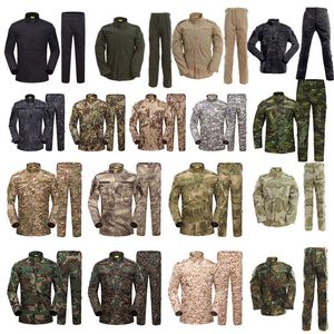 Jungle Hunting Woodland Shooting Gear Shirt Pants Set Battle Dress Uniform Tactical BDU Combat Clothing Camouflage US Uniform No05-003