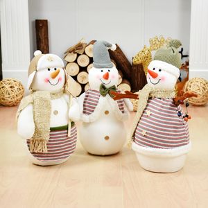 Weihnachten Schneemann Puppen Geschenke für das Jahr Weihnachtsbaumschmuck Kerst Decoratie Weihnachtsspielzeugfiguren Arbol De Navidad 201027