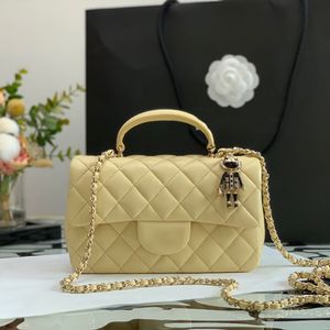 10A Mirror quality Diamond Lattice 2022 Mini Flap Bag With Top Handle Designer Women Cross Body Bags AS2431 Luxuries Designers Shoulder Bag WithBox C057