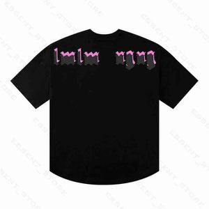 Tees tshirt sommar mode män kvinnor designers t skjortor långärmad palms toppar lyxiga brev tshirts kläder kort ärm 19