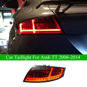 Bildynamisk sväng signal ljusmontering för audi tt led bakljus 2006-2014 bakre dimma broms bakljus auto tillbehörslampa