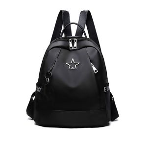 New Fashion Women Backpack Large-Capacity Black Female Shoulder Bag Soft Rucksack Oxford For Teenagers Schoolbag Travel Backpack