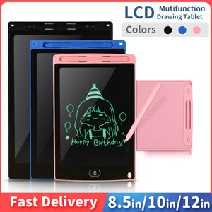 8.5 inch LCD Writing Tablet Electronic Writting Doodle Board 10 12 inch Digital Colorful Handwriting Pad Drawing Graphics Kids Birthday Gift