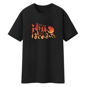 T-shirts masculinos High-Q Anime Cos Kamisama Love Tomoe Camise