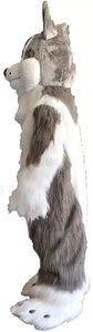 2022 Halloween Husky Dog Wolf Costumi della mascotte Natale Fancy Party Dress Personaggio dei cartoni animati Outfit Suit Adulti Taglia Carnevale Pasqua Pubblicità Tema Abbigliamento