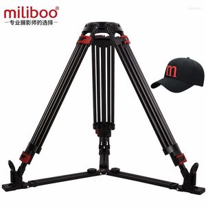 Stative Miliboo MTT609A Ohne Kopf Tragbares Aluminiumstativ Für Professionelle Camcorder-Videokamera/DSLR-Ständer Bodenverlängerung Loga22