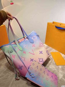 Färgmatchande handväskor Designer HH Evening Bags Women Handväska Shopping äkta läderväska Plånböcker Kvinnor Casual Handbags Never Coin Purse