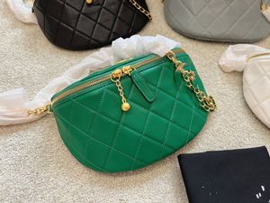 Chain designer luxury shoulder cross-body bag 5A high-end quality 5 colors three kinds of back method belt bag armpit bags coin purse