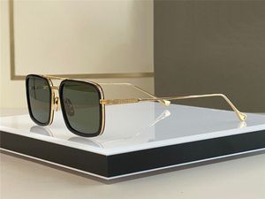 새로운 패션 디자인 선글라스 008 스퀘어 프레임 빈티지 인기 스타일 uv 400 보호 야외 안경 남성용 최고 품질 케이스 포함