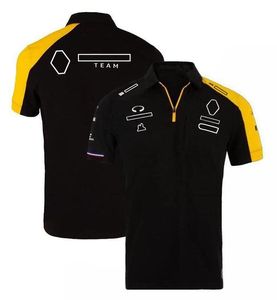 F1-Formel-1-T-Shirt, Team-Revers-T-Shirt, kurzärmeliges Renn-POLO-Shirt, Auto-Fan-Shirt, Direktverkauf ab Werk, kann individuell angepasst werden