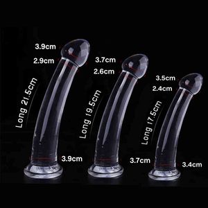 Massagador de brinquedos sexuais Massageador de vibrador de vibrador macio para mulheres Plug de bunda transparente annal brinquedos de próstata anus dilator buttplug erótico 0h8a sm5o djrq