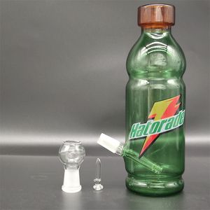 7.8 Inch Green Glass Bong Spritech Dirty Bongs Halorade Oil Rig Coke Bottle Hookah Botttle Bong Bubble Dab Wapter Pipe