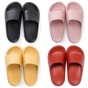 Тапочки черные женщины желтые сандалии 2022 белые красные скольжения Slipper Женские мягкие домашние гостиницы пляж обувь размер 35-40662 с