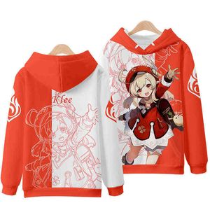 Trendiga anime Genshin Impact Game 3D Printed Hoodies Sweatshirts Men/Women Youthful Sweatshirt Adult/Child Trendy Pullovers Tops Y220713