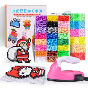 Perler Beads Kit 5mm 2 6mm Hama beads Whole Set with Pegboard and Iron 3D Puzzle DIY Toy Kids Creative Handmade Craft Gift 220608