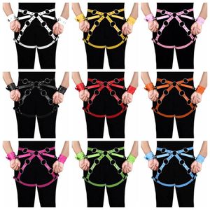 Strumpfbänder Harness Für Frauen Strumpfband Strümpfe Erotische Unterwäsche Sexy Dessous Bondage Leder Bein Strap Hosenträger Handschellen ZubehörGarte