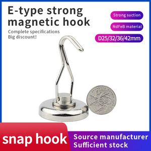 Neodymium iron boron hook magnetic traceless strong magnetic magnet