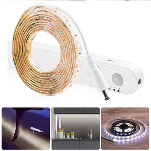 Strings .5M PIR Motion Body Sensor Under Cabinet LED Lights Home Kitchen Bedside StairsWardrobe Decor Security LampLED