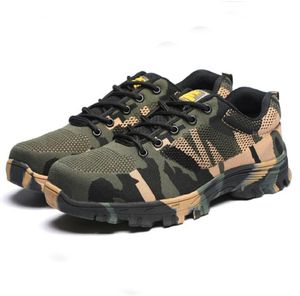 Mode Luxus-Kleiderschuhe Militärsoldat Sicherheit Stahl Zehen Männer Womes Low Tops Sneaker Classic Lightweight Protective Toes Bauarbeit Trainer Box EU 35-48