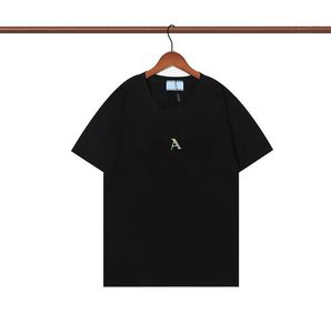 Summer Mens Graphic Tee Vintage 100% Cotton Letter T-shirts Plus Size Men's bekväma unisex-skjortor Top Sweatshirts