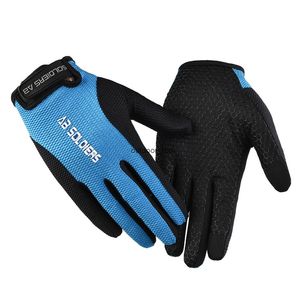 Ice Silk Light Thin Gloves Men Sport Cycling Running Fitness Driving Outdoors Fishing Women Non-Slip Pekskärmshandskar