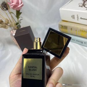 Meilleur parfum pour Lady Santal Blush EDP Perfumes 50ml Eau de Parfum Perfum Perfum Bouteille en gros échantillon Liquid Display Designer Marques Fragance Dropshipping