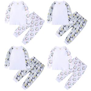 Chegada de figurino de figurinos de figurinos de partida da Família de Páscoa de Páscoa Conjuntos de pijamas de roupas infantis Bunny Topspants Young Pijamas Roupfits 220531