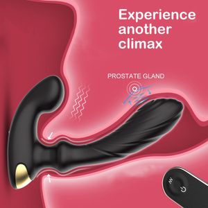 Anal Vibrator For Male Prostate Massager Plug Silicone Remote Masturbators Women Vagina Stimulator Adult sexy Toys Man