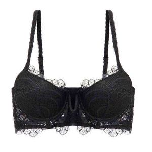 MIAOERSIDAI MULHERES CYLASHES SEXY LACE LIRINGIE PUSH UP Roupher Big Size Bralette 3/4 xícara U Shape