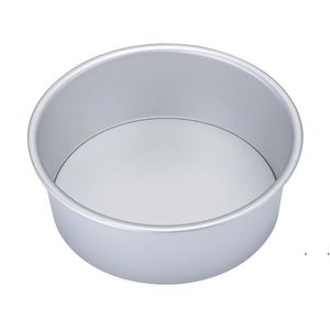 8 -дюймовые круглые пирожные пирожные алюминиевые сплава шифоновый пирог с съемной нижней формой для выпечки