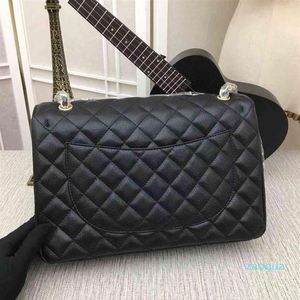 Luxury Designer Handbags Caviar Check Bag Advanced Flip Chain Shoulder