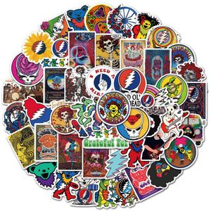 Wholesale cool car decal stickers resale online - Waterproof sticker Cool Grateful Dead Stickers for Car Bike Motorcycle Laptop Luggage Phone Case Guitar Vinyl Decal Rock Mus257A