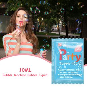 10 ml Außendoor -Spiele Blasenmaschinen Wasser Konzentrat Bubble Bazooka Flüssigseife Konzentrate Waffenlösung Auffüllen 0982