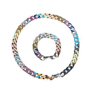 Marca de luxo francês colar pulseira de qualidade superior Chain cubana nunca desvanece casais estilo clássico Conterro Qualidade AAAAA Premium Presente