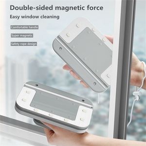 Magnetic Window Cleaner Household Glass Double-sided Wipe Cleaning Brush Washing Windows Outside Tool Magnetic Brush 211215