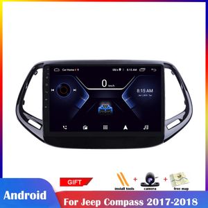 10.1 tum Android Car GPS Navigation Radio Audio Video för Jeep Compass 2017-2018 Multimedia System