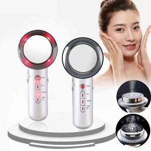 Ultrasonic 3 в 1 массаж Galvanic EMS Photon Spa Body Body Cellulite Skin Care Инфракрасная инфракрасная терапия