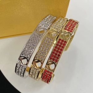 Men Designer Bracelet For Women Designers Bracelets Jewelry Love Bangles Diamond Bangle For Mens Gold Chain Letter F Wedding Box 2022