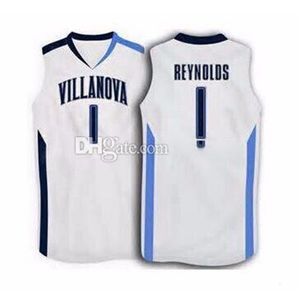 Nikivip #1 Scottie Reynolds Villanova Wildcats College Retro Classic Basketball Jersey Męskie Numer niestandardowy i koszulki nazwy